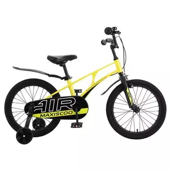 Велосипед 18" Maxiscoo Air стандарт, цвет желтый