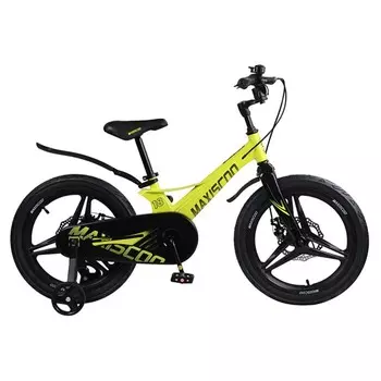 Велосипед 18" Maxiscoo Space делюкс, цвет желтый