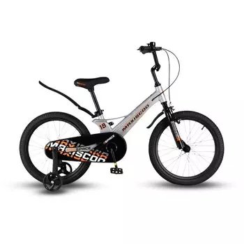 Велосипед 18'' Maxiscoo SPACE Стандарт, цвет Серый Жемчуг