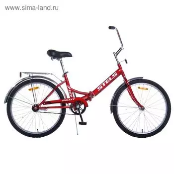 Велосипед 24" Stels Pilot-710, Z010, цвет красный, размер 14"