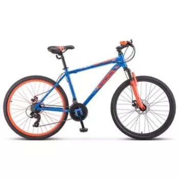 Велосипед 26" Stels Navigator-500 MD, F020, цвет синий/красный, размер 18"