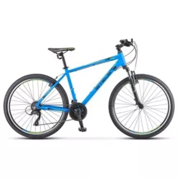 Велосипед 26" Stels Navigator-590 V, K010, цвет синий/салатовый, размер 18"