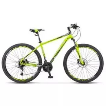 Велосипед 29" Stels Navigator-910 D, V010, цвет лайм/черный, размер рамы 20,5"