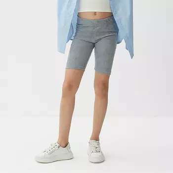 Велосипедки детские MINAKU: Casual Collection KIDS, серые, рост 146 см