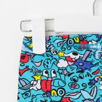 Велосипедки для девочки, цвет голубой, рост 116-122 см