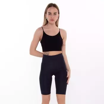 Велосипедки женские, цвет синий, размер 48