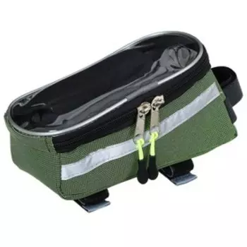 Велосумка GRAFFITI «МАСТЕР», на раму, цвет зелёный