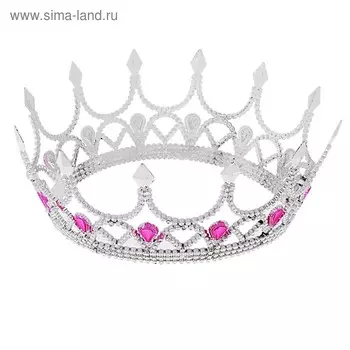 Венец королевы, цвет серебристый