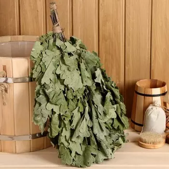 Веник дубовый "Добропаровъ" пакет с подвесом