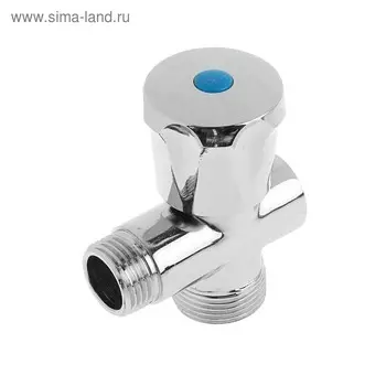 Вентиль Valtec, 3-х проходной, 1/2" х 3/4" х 1/2" внутренняя/наружная/наружная