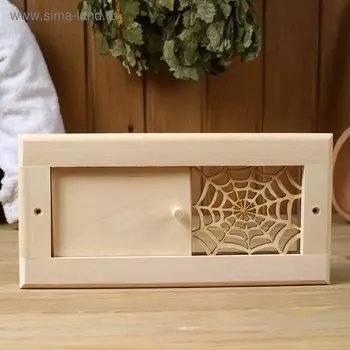 Вентиляционная крышка, 28х12см, с задвижкой