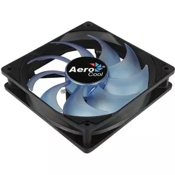 Вентилятор Aerocool Motion 12 plus Blue, 120x120 мм, 3-pin 4-pinMolex, 22dB, 160гр, LED, Ret 94931