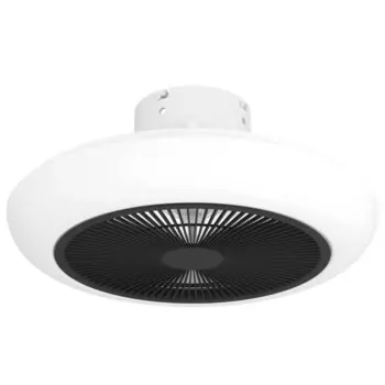 Вентилятор с подсветкой SAYULITA, 3X8,5Вт, LED, пластик, черный, серый, акрил, молочный