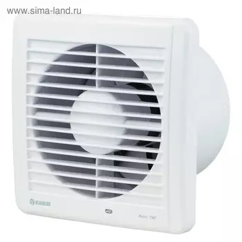 Вентилятор вытяжной BLAUBERG Aero 150, d=150, 220-240 В, малошумный, 40 Дб, белый
