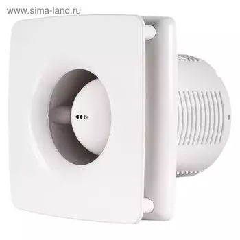 Вентилятор вытяжной BLAUBERG Jet 100, d=100, 220-240 В, малошумный, 34 Дб, белый