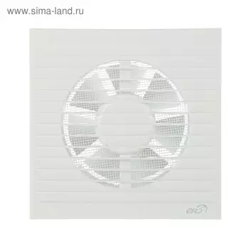 Вентилятор вытяжной ERA E 125 S, 180x180 мм, d=125 мм, 220240 В