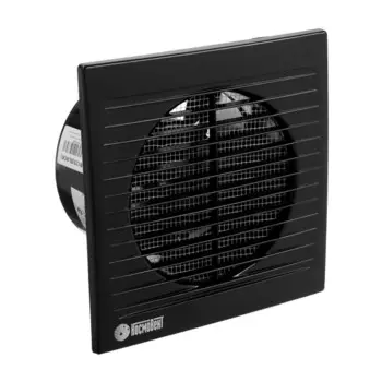 Вентилятор вытяжной «КосмоВент» В125, d=125 мм, 12 Вт, 40 дБ, 188 м/ч, без выключ, черный