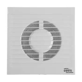 Вентилятор вытяжной Oasis Modern 100/90, d=100 мм, 14 Вт, 35 дБ, 90 м/ч, обрат клапан