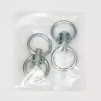 Вертлюг медвежий с кольцом (длина-10 см, ширина-5 см)