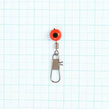 Вертлюг с застёжкой Волжанка пластик 125 № L, 5 шт