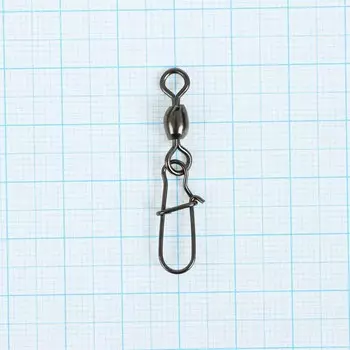 Вертлюжок с застежкой усиленный YUGANA, F-3004, № 2, 30 кг, 10 шт.