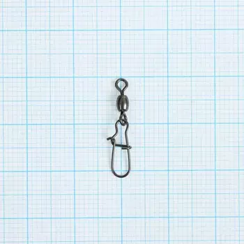 Вертлюжок с застежкой усиленный YUGANA, F-3004, № 8, 12 кг, 10 шт.