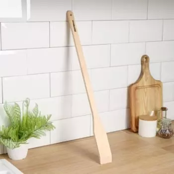 Лопатка деревянная Доляна, берёзовая, 60 см