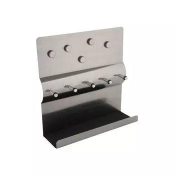 Вешалка Axentia с 5 крючками для ключей, полкой и магнитной доской и 5 магнитами