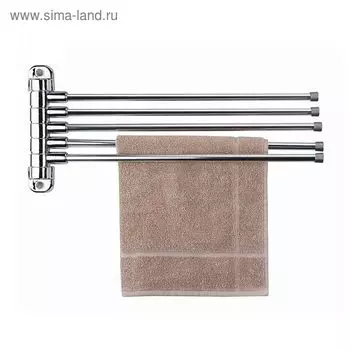 Вешалка для полотенец, 5 спицы, цвет хром