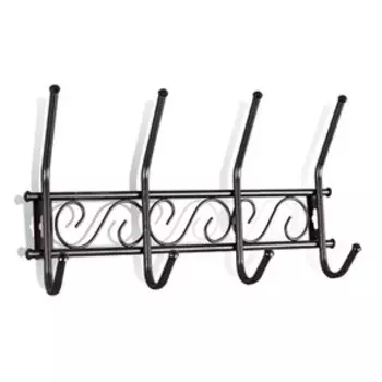 Вешалка Грация, 460x105x240,черный/черный