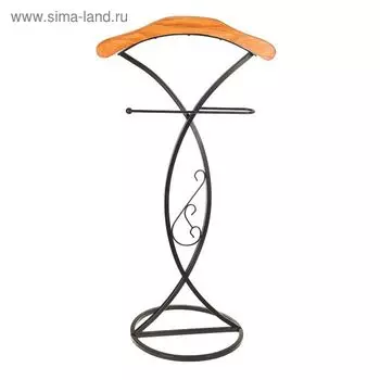 Вешалка костюмная, 3454105 см, цвет чёрный