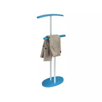 Вешалка костюмная детская Клавиус, 370х240х880, белый/голубой