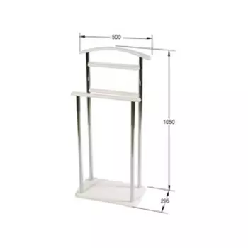 Вешалка костюмная Элдридж, 500х295х1050, белый