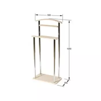 Вешалка костюмная Элдридж, 500х295х1050, дуб беленый