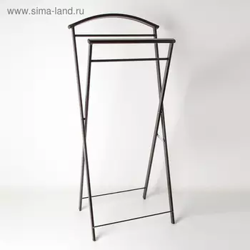 Вешалка костюмная «Контур», 443198 см, цвет медный антик