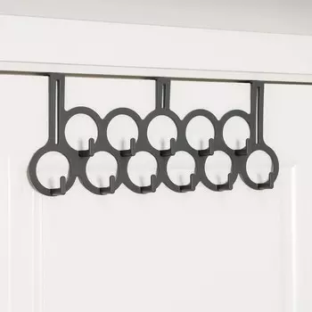 Вешалка на дверь на 11 крючков «Пэри», 48×19,5×3,5 см, цвет МИКС