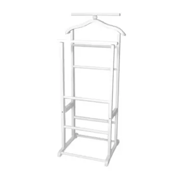 Вешалка напольная костюмная, 385x380x1070, В 9Н белый