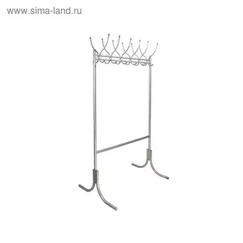 Вешалка напольная М 11, 1090х740х1790, Металлик