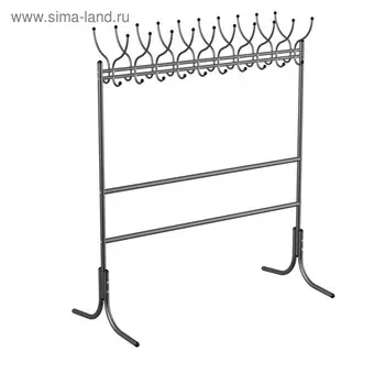 Вешалка напольная М 12, 1520х710х1790, Черный
