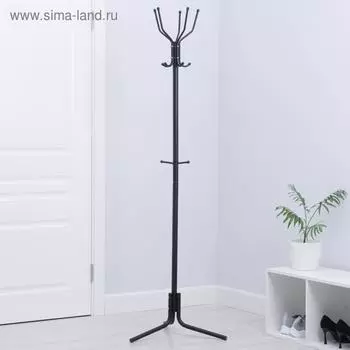 Вешалка напольная разборная, 5555174 см, цвет чёрный