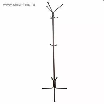 Вешалка напольная ЗМИ «Луч 3», 63×63×177 см, цвет медный антик