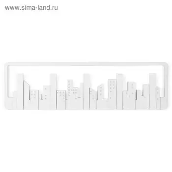 Вешалка настенная Skyline, белая