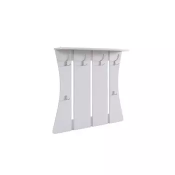 Вешалка Уют-2 860х220х820 белое дерево