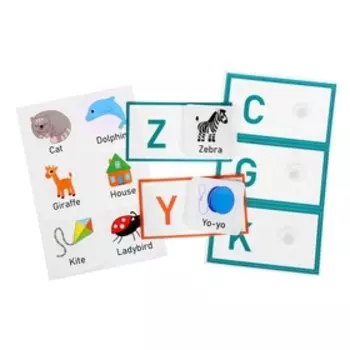 Игра на липучках «Изучаем английский алфавит»