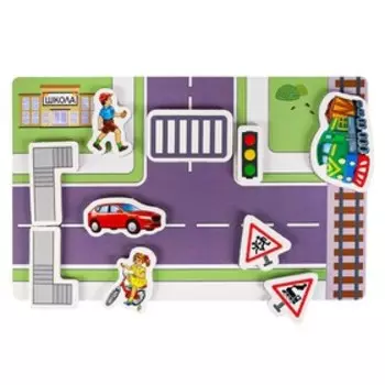 Весёлые магнитики «Правила дорожного движения»