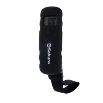 Весы багажные Sakura SA-6073BK, электронные, до 40 кг, чёрные