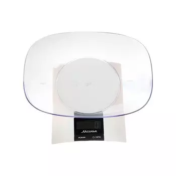 Весы кухонные "АКСИНЬЯ" КС-6505, электронные, до 3 кг, белые