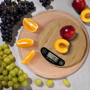 Весы кухонные Luazon LVE-029 «Бамбук», электронные, до 5 кг