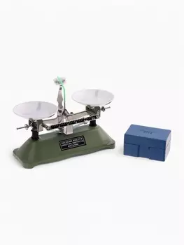 Весы лабораторные, с набором гирь 200 г.