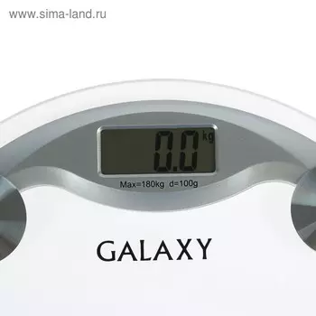 Весы напольные Galaxy GL 4804, электронные, до 180 кг, 3 единицы измерения